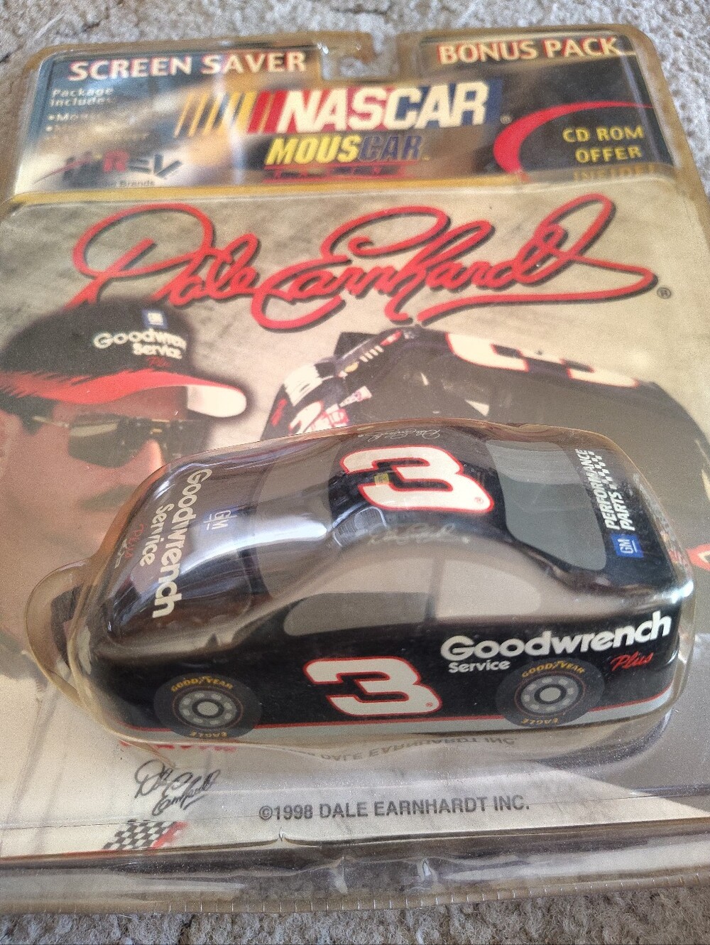 Dale Earnhardt Computer Mouse Goodwrench General Motors #3 Collectible